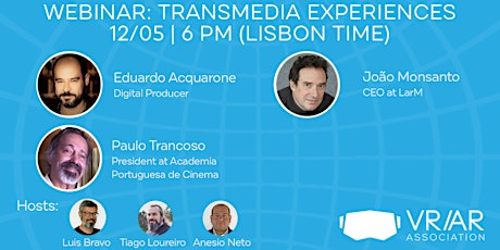 VR/AR Association Portugal Webinar #3: Transmedia Experiences