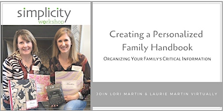 Creating a Personalized Family Handbook (Virtual Workshop) primary image