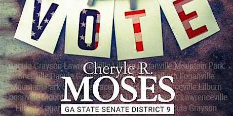 Vote for Cheryle Renee Moses | GA State Senate 09 | Gwinnett County primary image