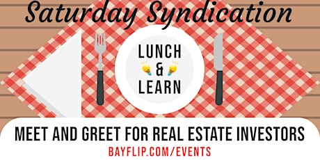 Saturday Syndications – Lunch & Learn – May 9th – Insurance and Networking$ primary image