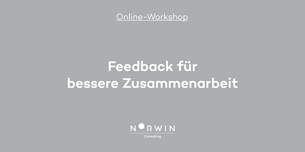Online-Workshop: Feedback für bessere Zusammenarbeit