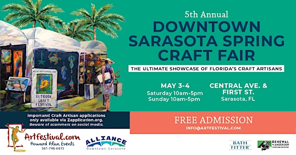 5th Annual Downtown Sarasota Spring Craft Fair