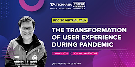 [FREE ONLINE EVENT] The Transformation of User Experience During Pandemic primary image