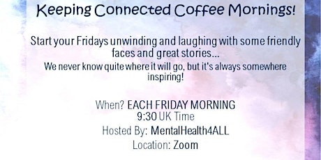 Weekly Friday Social - Keeping Connected Coffee Mornings! primary image