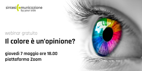 Immagine principale di Webinar gratuito "Il colore è un'opinione?" 