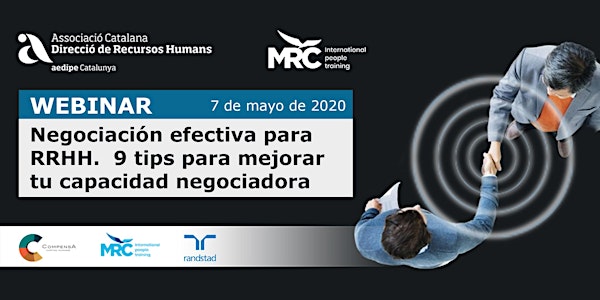 Negociación efectiva para Recursos Humanos. 07/05