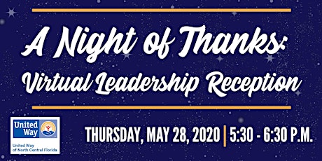 Imagen principal de A Night of Thanks: Virtual Leadership Reception