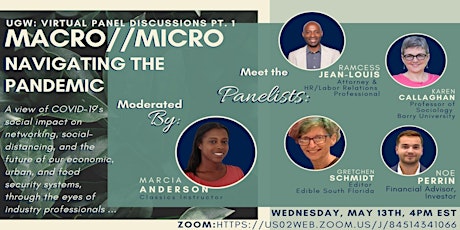UGW Virtual Panel Discussion PT 1: MACRO//MICRO: Navigating The Pandemic primary image