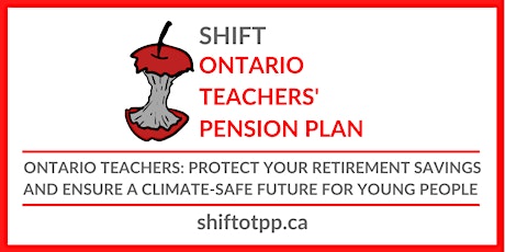 Online Workshop: The Ontario Teachers’ Pension Plan and Climate Change primary image