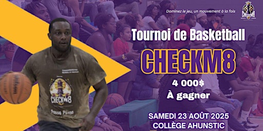 Image principale de Tournoi de Basketball CheckM8 2025