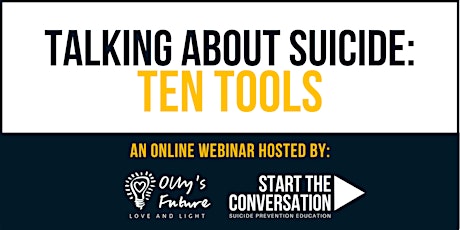 Talking about Suicide: Ten Tools - online training primary image