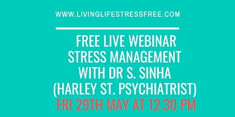 Free Webinar on Stress Management during the Pandemic primary image