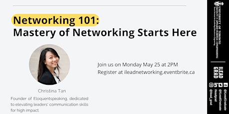 Networking 101: Mastery of Networking Starts Here