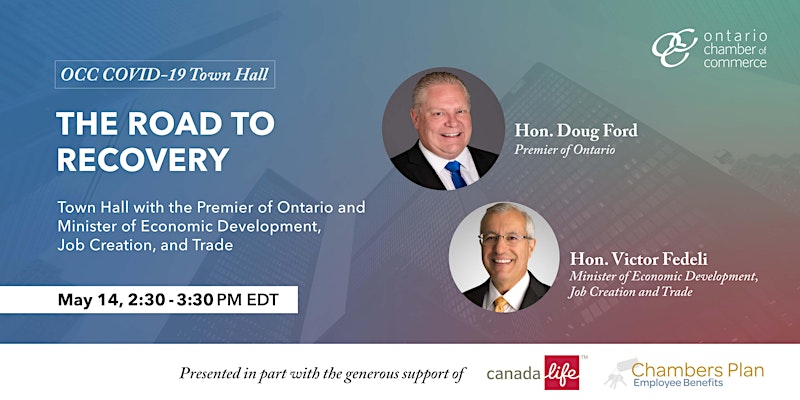 Town Hall with Premier Doug Ford and Minister Victor Fedeli