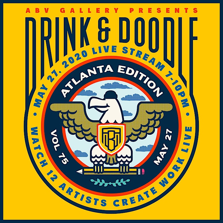 Drink and Doodle Vol. 75 - Virtual Atlanta Edition image