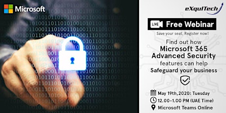 Free Webinar on Microsoft 365 Advanced Security Management primary image