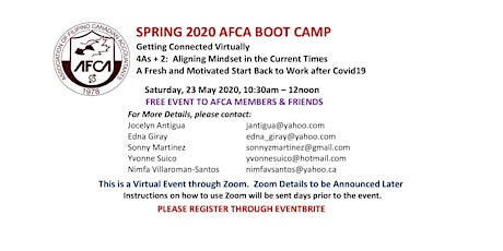 SPRING 2020  BOOT CAMP primary image
