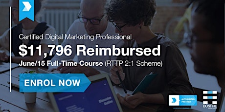Certified Digital Marketing Professional (CDMP) Full-time Course - Jun 2020 primary image