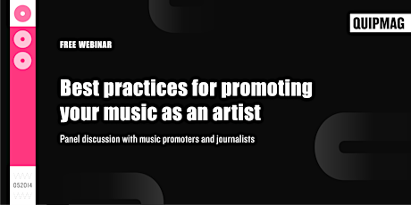 Webinar: Best practices for promoting your music as an artist primary image