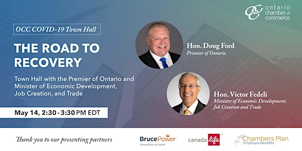 Town Hall with Premier Doug Ford and Minister Victor Fedeli