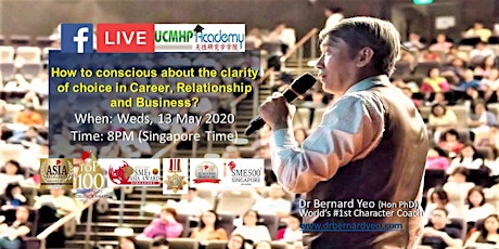 #FB LIVE: Be Conscious On Clarity Of Your Career, Relationship & Business primary image