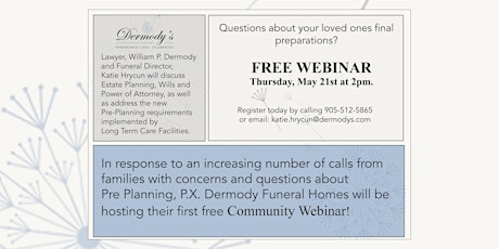 Webinar for those with families in Long Term Care FREE primary image