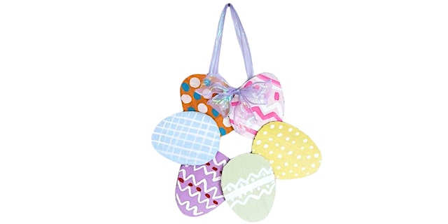 Easter Egg Wreath Crafts Workshop: Door and Wall Decor Family Event primary image