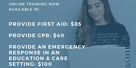 Provide CPR, Provide First Aid & Education First Aid - Online Study primary image
