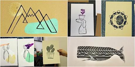Lino Printing for (not quite) Beginners - Online Workshop primary image