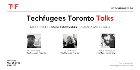 Techfugees Toronto Talks #1: Get to know Techfugees primary image