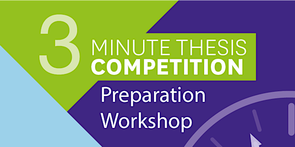 3MT Skills: Plan and prepare your pitch