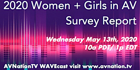 AV Nation WAVECast ~ 2020 Female Representation in AV Survey Results primary image