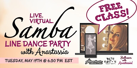 Free Live Virtual Samba Line Dance Class