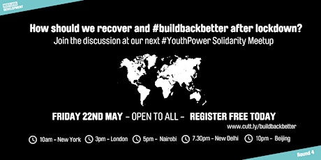 Youth Power Solidarity Meetup: how do we recover and  build back better?