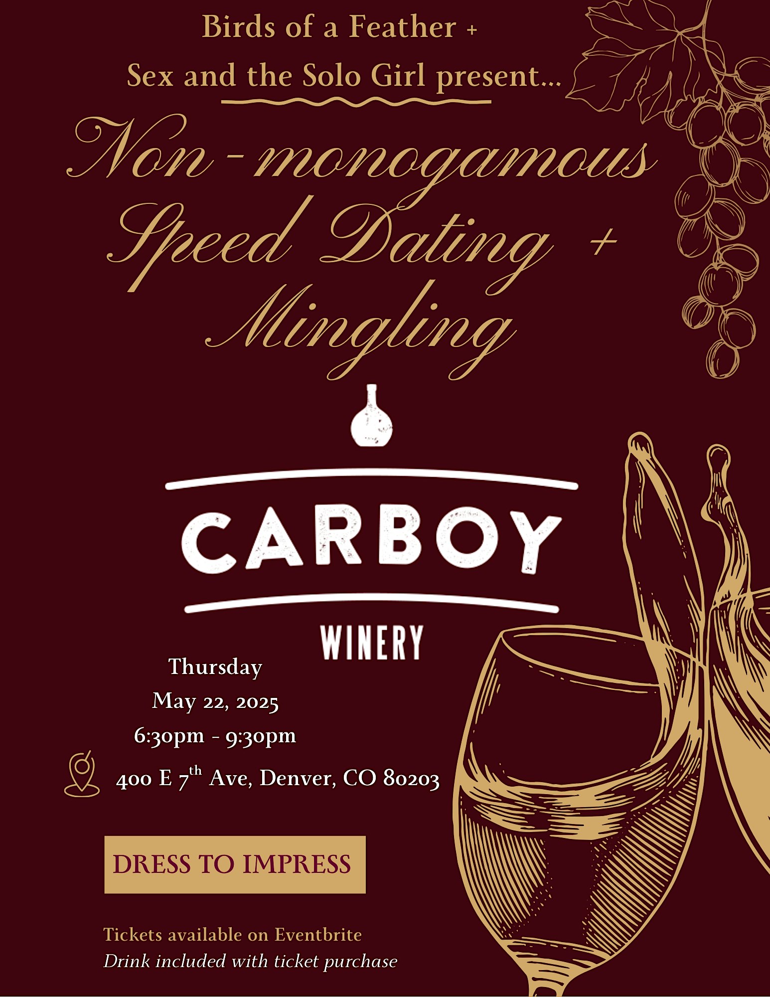Non-monogamous Speed Dating + Mingling - Denver