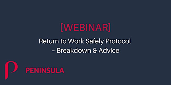 Return to Work Safely Protocol – Breakdown & Advice Webinar- Amanda Ball
