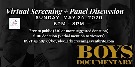 BOYS Documentary Virtual Screening + Panel Discussion