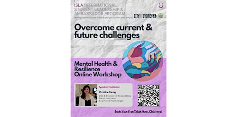 Image principale de Mental Health and Resilience Online Workshop