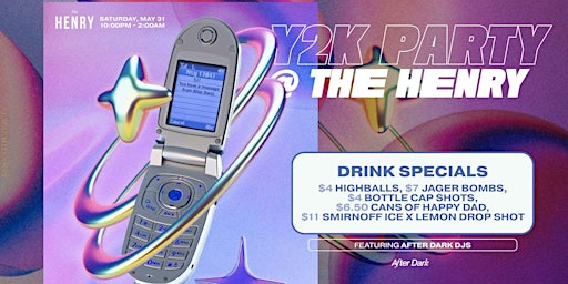 Image principale de Y2K PARTY AT THE HENRY