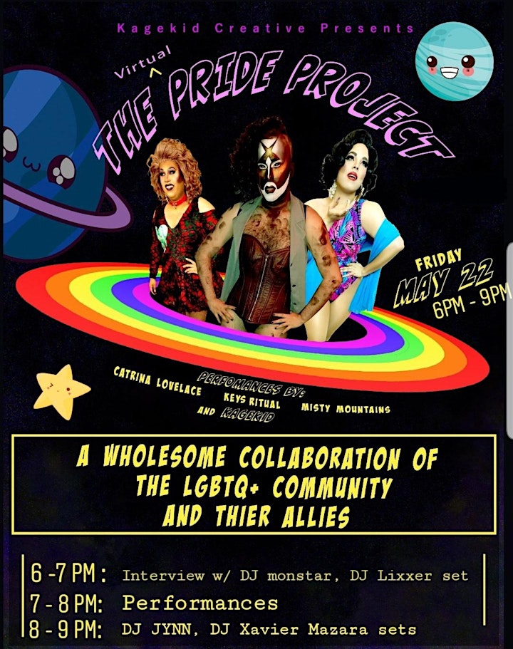 
		Kagekid Creative Presents The Pride Project on Zoom Party Live image
