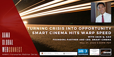 [WEBINAR] Turning Crisis into Opportunity - Smart Cinema Hits Warp Speed primary image