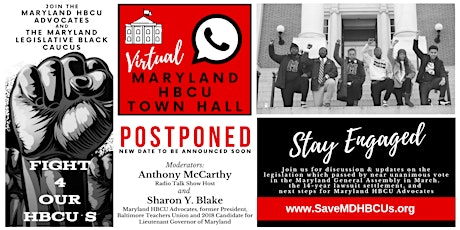 Virtual Maryland HBCU Town Hall primary image