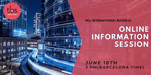 Information Session MSc International Business