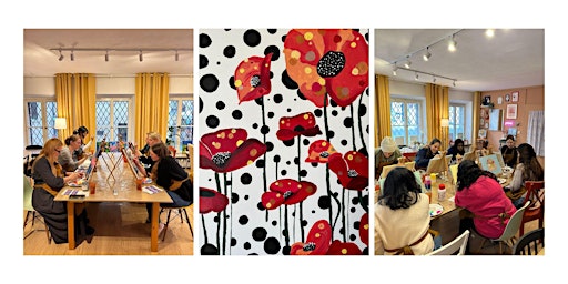 Image principale de Sip & Paint: POPPY FLOWERS by Kusama