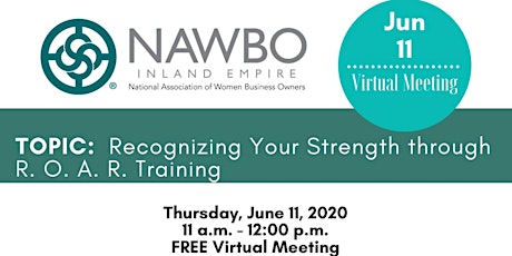 NAWBO-IE June 2020 Virtual Meeting primary image