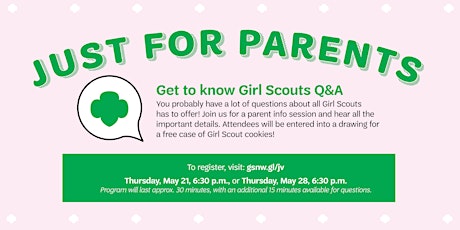 Just for Parents: Get to Know Girl Scouts Q&A primary image