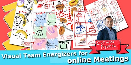 Visual Whiteboard Energizers for Online Team Meetings