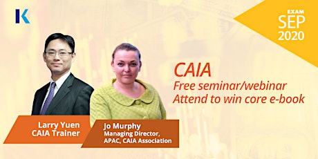 CAIA FREE Seminar (Webinar) & Demo Lecture primary image