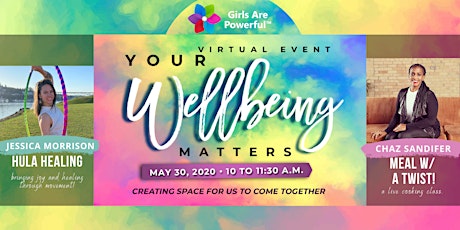"Your Wellbeing Matters!": May 30th Session - Virtual Event primary image