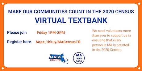 2020 Census: MA Virtual Textbank